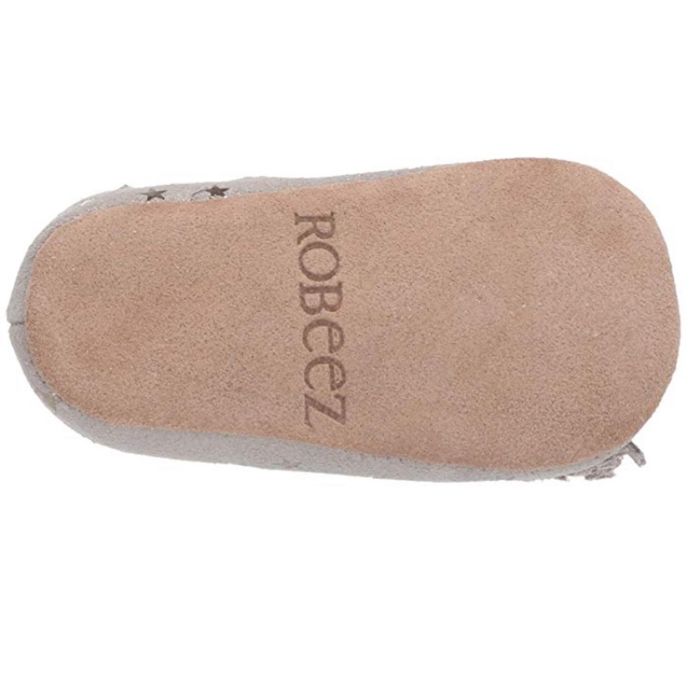 Robeez Grey Star Shoes - Picture 5 of 8